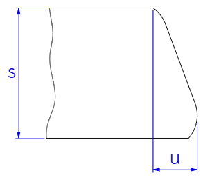 Допуск перпендикулярности или наклона